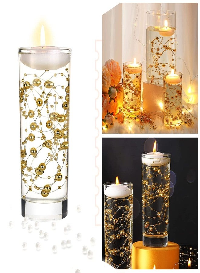 Jacisk Clear Water Beads 50000 Pcs Clear Water Gel Jelly Balls Vase Filler Beads,Vase Fillers for Floating Pearls, Floating Candle Making, Wedding Centerpiece, Floral Arrangement (Transparent) - Image 4